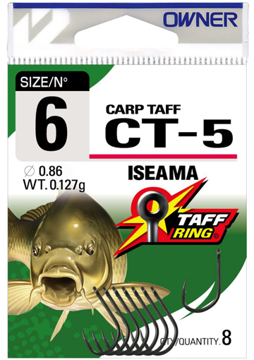 Bild von Owner CT-5 Carp Taff Iseama, vel.2 (8ks)