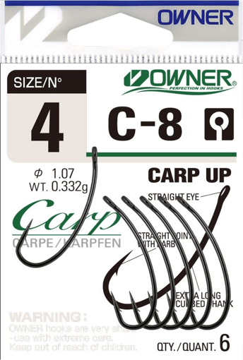 Bild von Owner C-8 Carp Up, vel.2 (5ks)