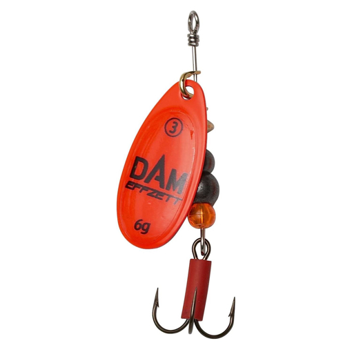 Bild von DAM EFFZETT Fluo Spinner Red, #5 12g