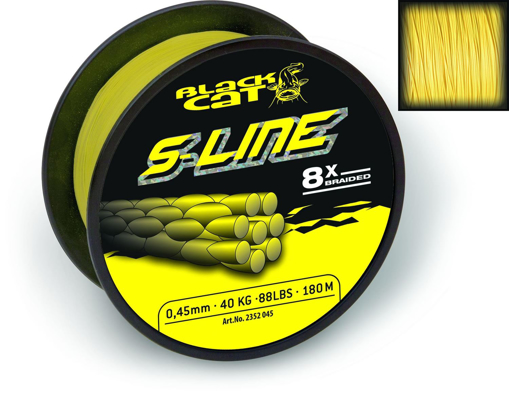 Bild von Šňůra Black Cat S-Line, 300m 0.55mm 70kg