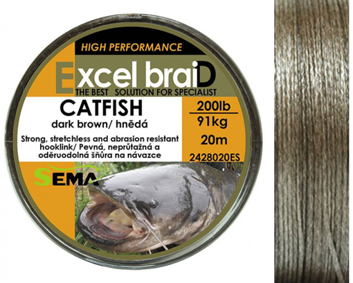 Image sur Sema Excel braiD Catfish 20m, 250lbs/113.5kg