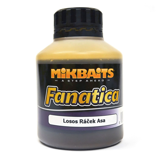 Obrazek Mikbaits Fanatica Booster 250ml, Losos&Ráček&Asa