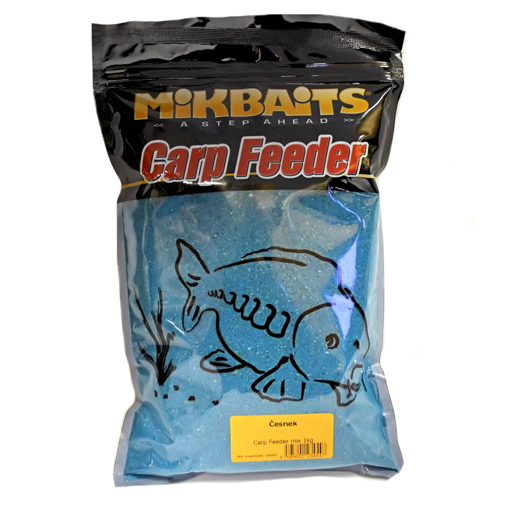 Image sur Mikbaits Carp Feeder Mix 1kg, Modrý Česnek