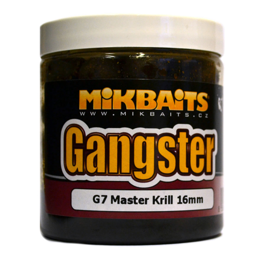 Bild von Gangster Glugged Boilie 250ml G7 Maste Krill 16mm