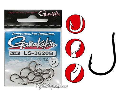 Bild von Gamakatsu LS-3620B Hook, vel.1 (12ks)