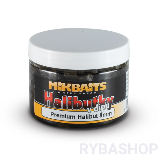 Bild von Halibutky v dipu 150ml, Premium Halibut 8mm