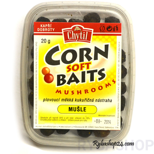 Bild von Corn Soft Baits mushrooms 20g, Mušle 