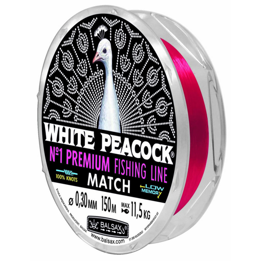 Bild von Balsax White Peacock Match 100m 0.25mm 8.00kg