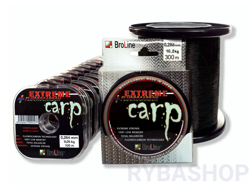 Obrazek BroLine Extreme Carp Fluorocarbon 300m, 0.235mm