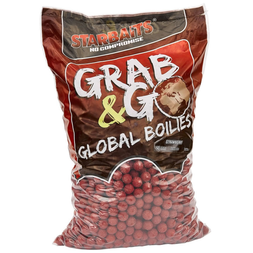 Bild von StarBaits Global Boilies 10kg Strawberry Jam