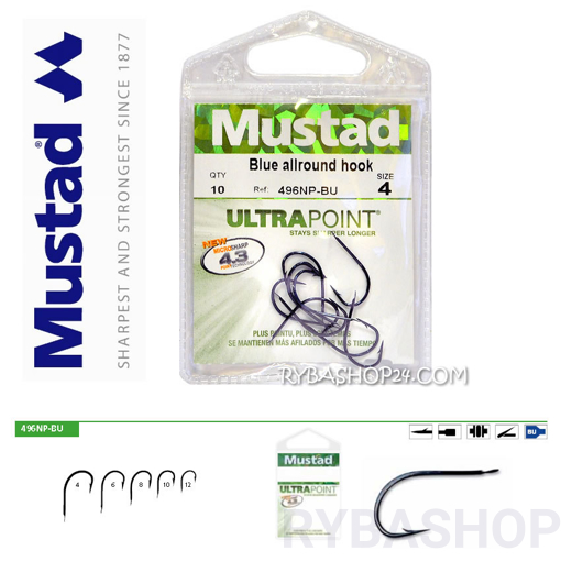 Mustad UltraPoint 496NP-BU Allround