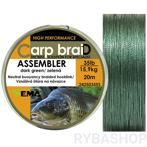 Bild von Sema Carp braiD Assembler 20m 35lbs