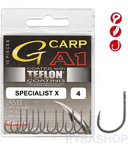 Gamakatsu A1 G-Carp Specialist X PTFE 8