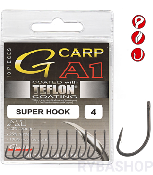 Gamakatsu G Carp RX hooks #4 pk/10