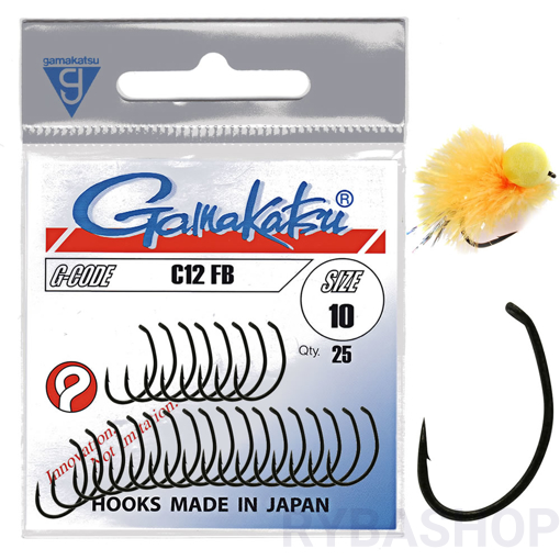 Image sur Gamakatsu C12 Hook #10 25pcs