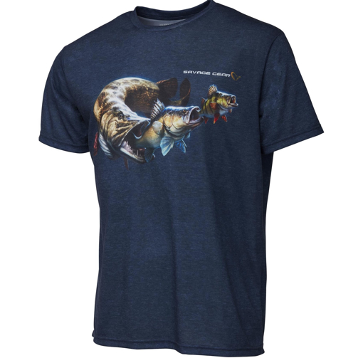 Bild von Tričko Savage Gear Cannibal Tee Blue #L