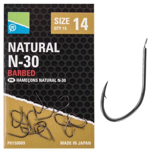 Obrázek z Preston Innovations Natural N-30 Hooks #10 15ks