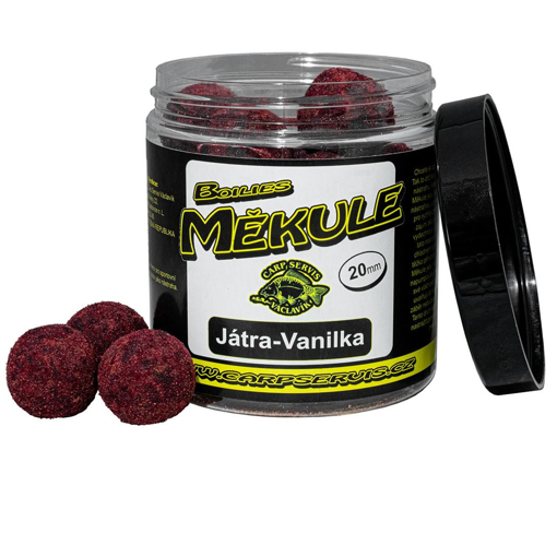 Obrazek Boilies Mekule 140g 16mm Wątroba-Wanilia