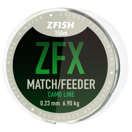 Image sur Zfish ZFX Match/Feeder CamoLine 150m 0.23mm 6.9kg