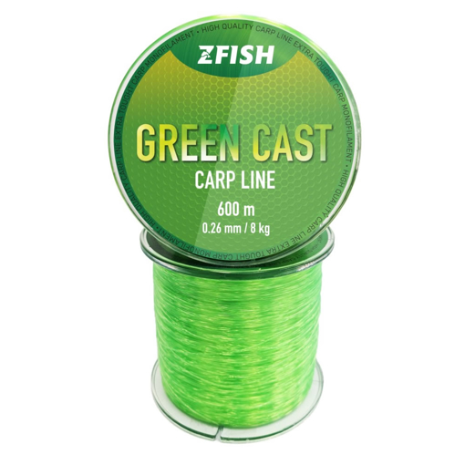 Bild von Zfish Green Cast Carp Line 600m 0.26mm 8.0kg