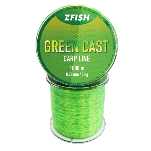 Picture of Zfish Green Cast Carp Line 1000m 0.26mm 8.0kg