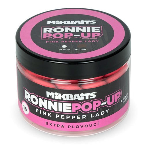 Obrázek z Mikbaits Ronnie Pop-Up 150ml Pink Pepper Lady 16mm