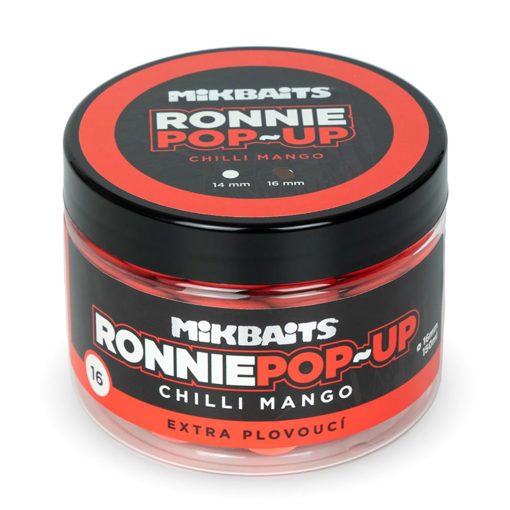 Bild von Mikbaits Ronnie Pop-Up 150ml Chilli Mango 16mm