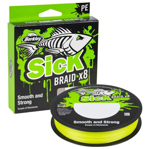 Image sur Berkley Sick Braid x8 Flame Green 150m 0.19mm 18.0kg