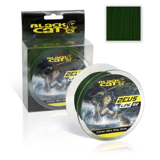 Obrazek Black Cat Zeus Line G2 Green 250m 0.38mm 37kg