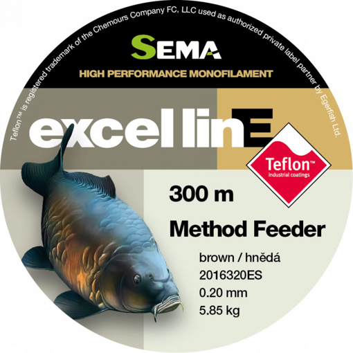 Sema Method Feeder Teflon 300m 0.18mm 4.90kg