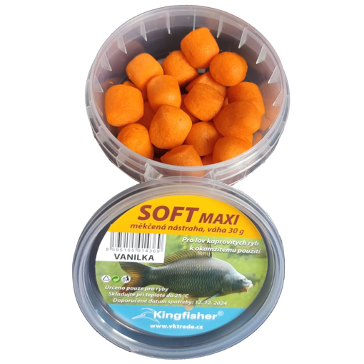 Obrazek Kingfisher Soft Maxi Pufy 30g Vanilka