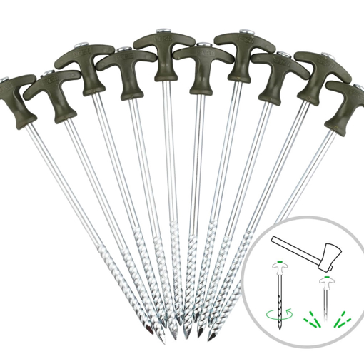 Kolíky Zfish Bivvy Peg Set 25cm/10ks